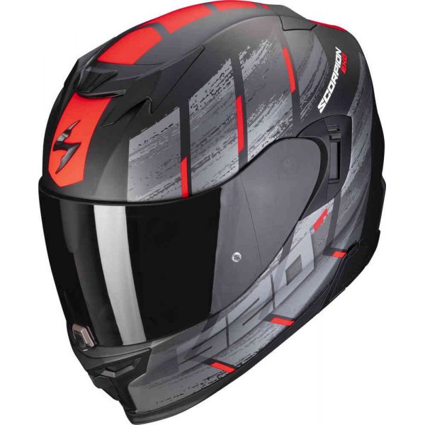 Full face helmets Scorpion Exo Moto Helmet Full-Face 520 Evo Air Maha Negru Mat/Rosu