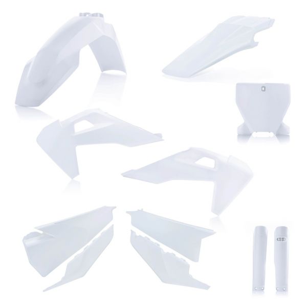 Plastics MX-Enduro Acerbis Full Plastic Body Kit Husqvarna FC/FX/TC/TX White 2 2019-2023