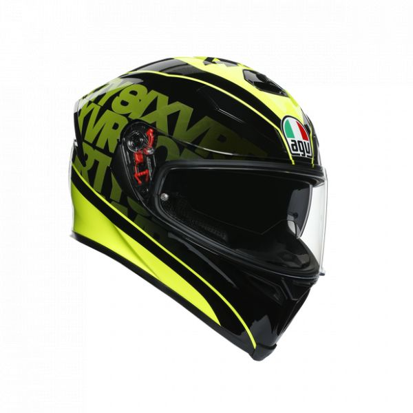 AGV Helmets AGV Moto Full-Face Helmet K5 S  E2205 Top Mplk Fast 46