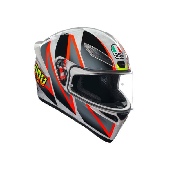 AGV Helmets AGV Moto Helmet K1 S Agv E2206 Blipper Grey/Red 24