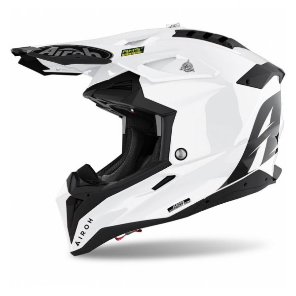 Helmets MX-Enduro Airoh AVIATOR 3 COLOR WHITE GLOSS