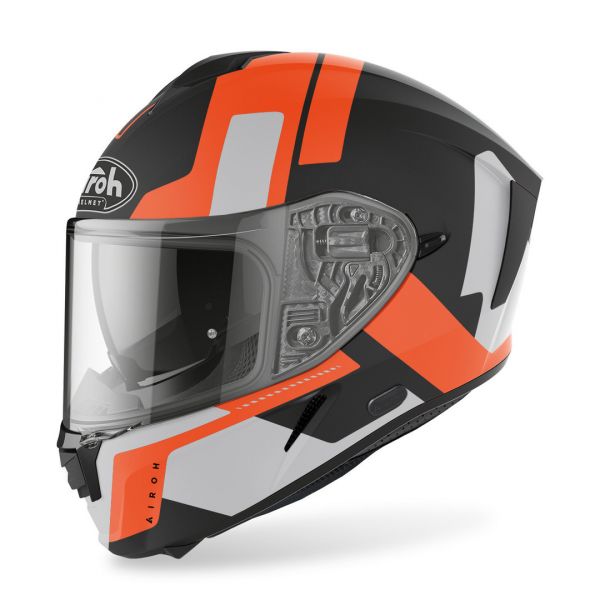 Casti Moto Integrale Airoh Casca Moto Full-Face Spark Shogun Orange Matt