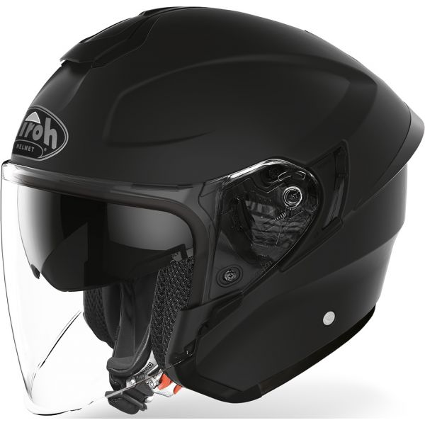Jet helmets Airoh Moto Helmet Jet H.20 Black Matt