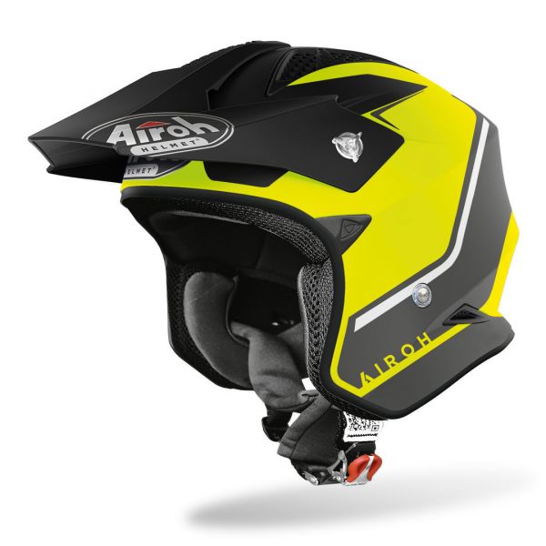  Airoh Jet Helmet Trr-S Keen Yellow Matt