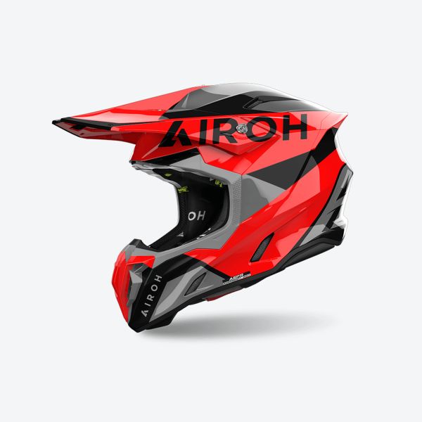 Helmets MX-Enduro Airoh Moto MX/Enduro Helmet Twist 3 King Red Gloss 24