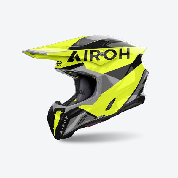 Helmets MX-Enduro Airoh Moto MX/Enduro Helmet Twist 3 King Yellow Gloss 24