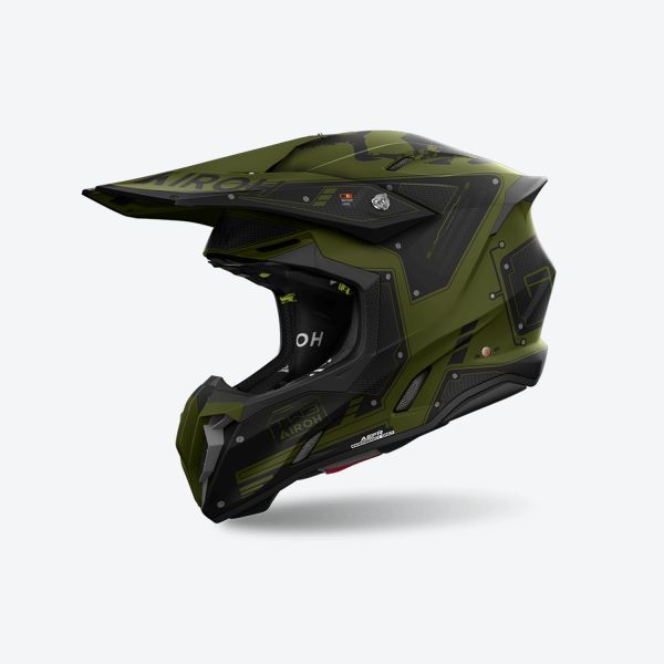 Helmets MX-Enduro Airoh Moto MX/Enduro Helmet Twist 3 Military 24