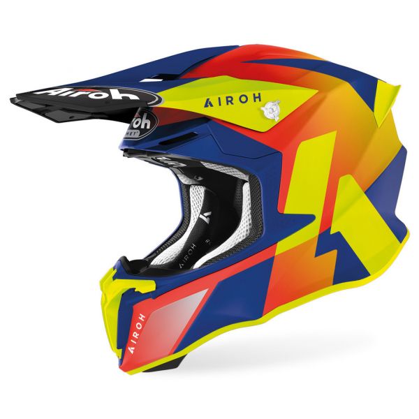 Helmets MX-Enduro Airoh Moto MX Helmet Twist 2.0 Lift Azure Matt