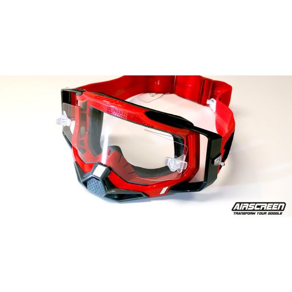 Goggle Accessories Airscreen Ventilated Lens 100% Strata/Accuri/Racecraft Gen 2 Clear