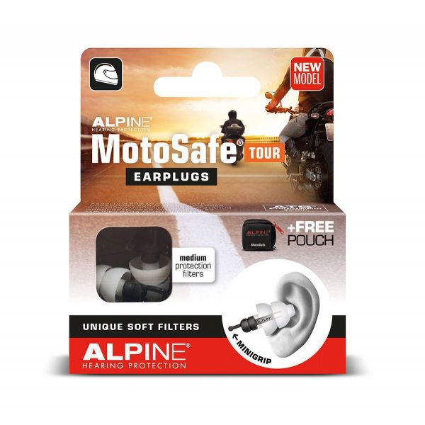 Helmet Accessories Alpine MotoSafe Earplugs TOUR