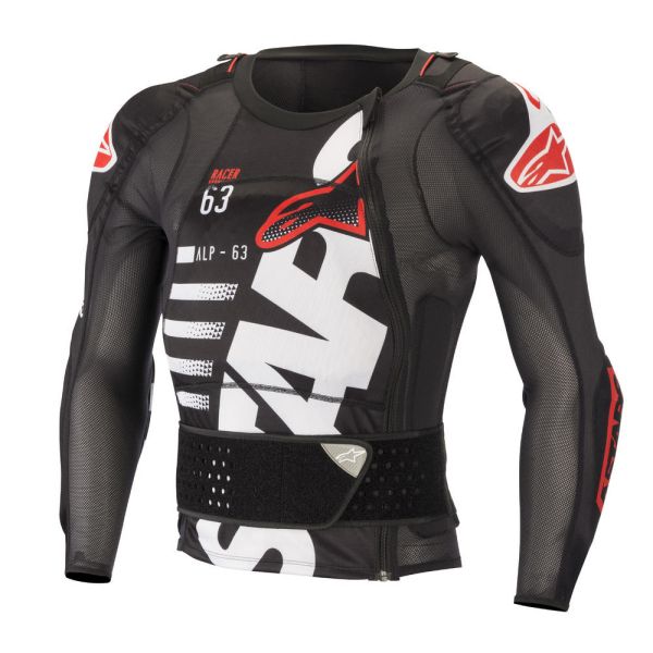 Protection Jackets Alpinestars Sequence Black/White/Red Armour