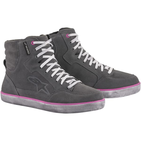 Women's boots Alpinestars Stella J-6 WP Grey/Pink Lady Boots