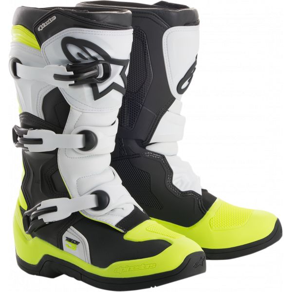 Kids Boots MX-Enduro Alpinestars Youth Tech 3S Offroad Multicolor/Yellow MX Boots