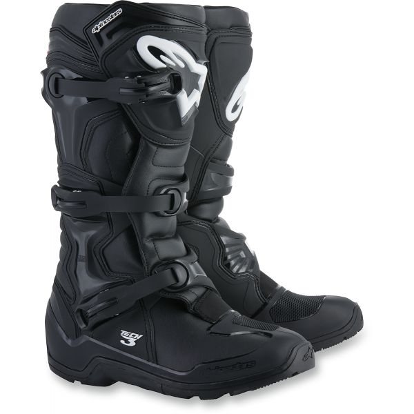 Boots MX-Enduro Alpinestars Tech 3 Enduro Black MX Boots