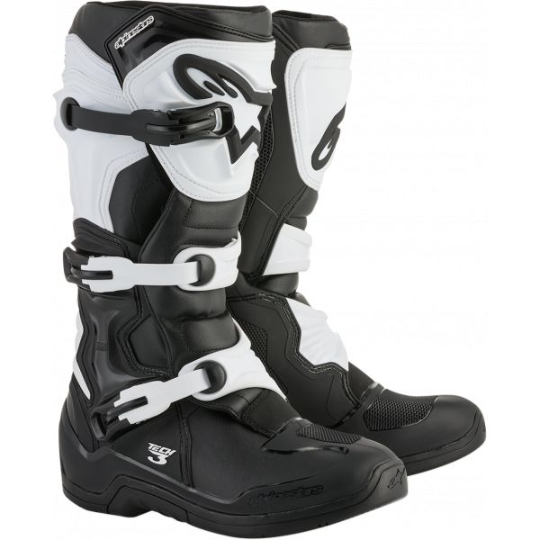  Alpinestars Tech 3 Offroad Black/White MX Boots