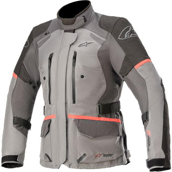 Geci Moto Textil - Dama Alpinestars Geaca Moto Dama Stella Andes v3 Grey/Black/Coral