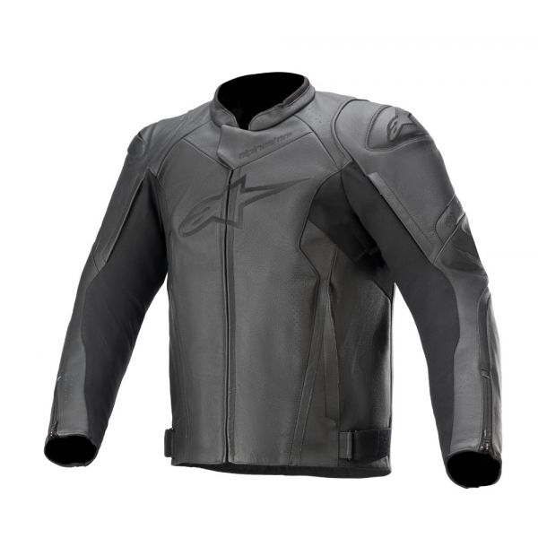 Leather Jackets Alpinestars Faster v2 Leather Jacket Black