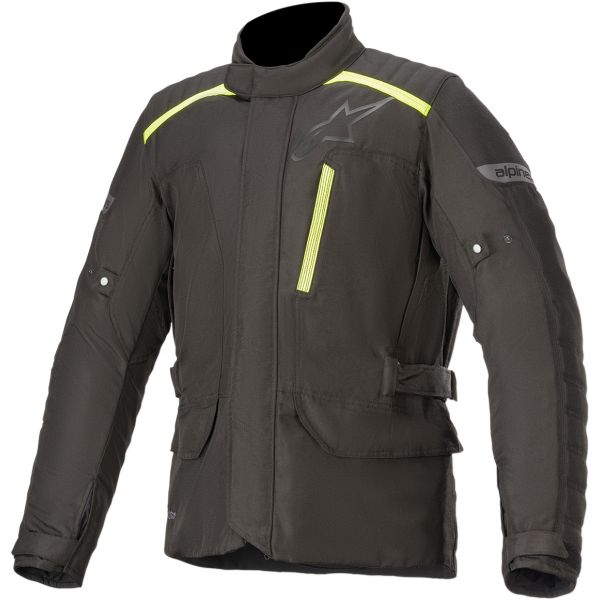 Textile jackets Alpinestars GRAVITY DRYSTAR Black/Yellow Fluo Textile Jacket