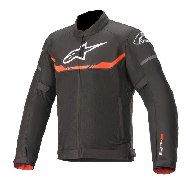 Textile jackets Alpinestars T-SPS AIR Black/Red Textile Jacket
