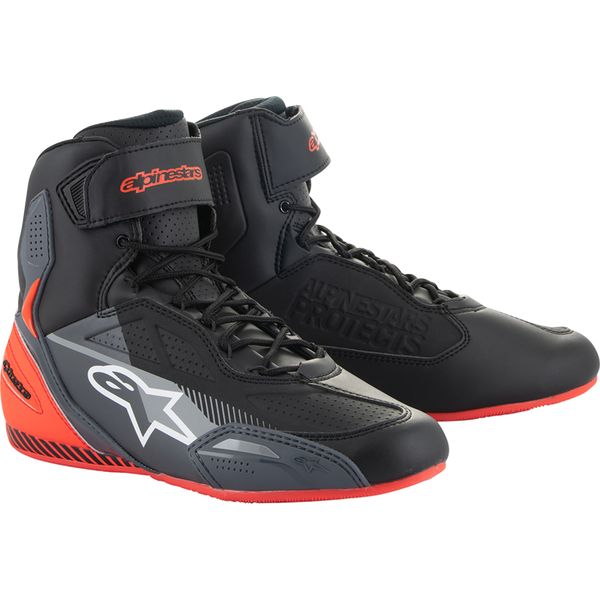 Short boots Alpinestars Moto Shoes Faster 3 Black/Gray/Red 24