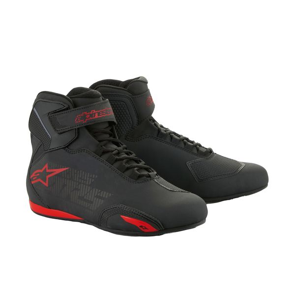 Short boots Alpinestars Shoe Sektor Black/Grey/Red