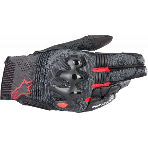 Gloves Racing Alpinestars Textile/Leather Moto Gloves Morph Sport Black/Red