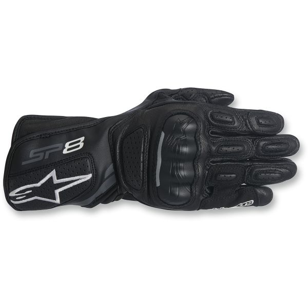  Alpinestars Stella SP-8 V2 Black/Gray Lady Leather Gloves