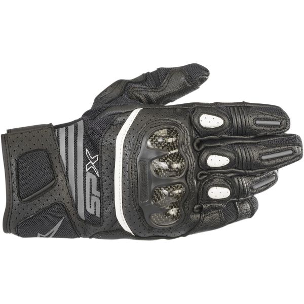 Gloves Womens Alpinestars Stella SP X Air Carbon V2 Black/Anthracite Lady Leather Gloves