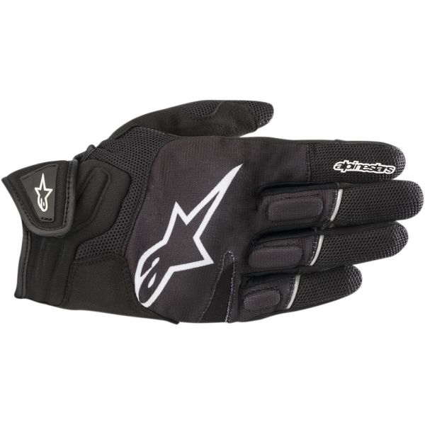 Gloves Racing Alpinestars Atom Black/White Textile Gloves