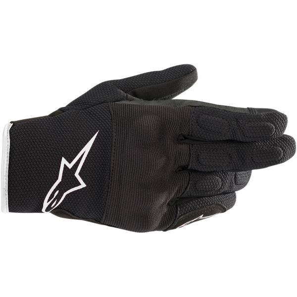 Gloves Womens Alpinestars Stella S Max Drystar Black/White Lady Textile Gloves