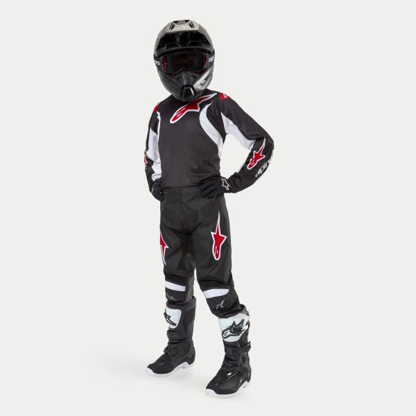 Pantaloni MX-Enduro Copii Alpinestars Pantaloni Moto Enduro/MX Copii Racer Lucent Black/White 24
