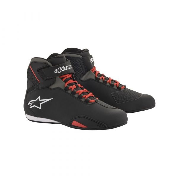 Short boots Alpinestars Sektor Shoes Black/Red