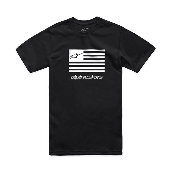 Casual T-shirts/Shirts Alpinestars Tee CSF Flag Black/White 24