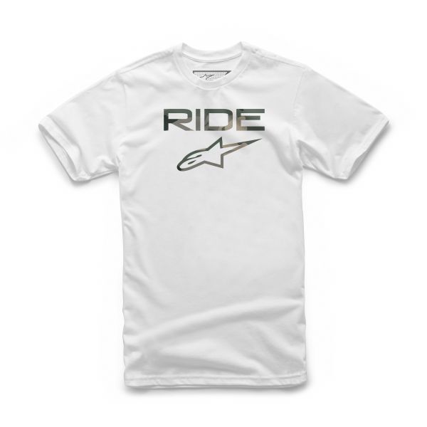 Casual T-shirts/Shirts Alpinestars Tee Ride 2.0 Camo Wht