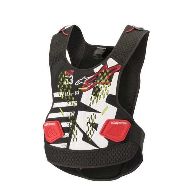  Alpinestars Sequence Black/White/Red Protection Vest