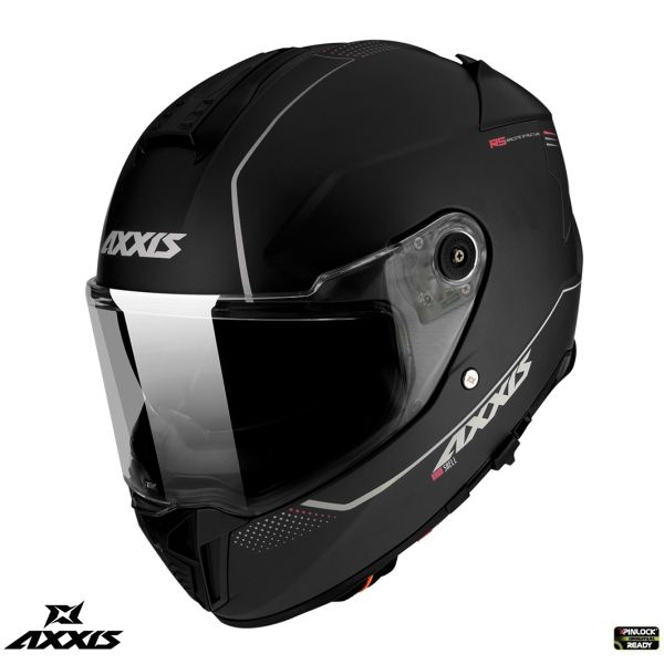  Axxis Full-Face Moto Helmet Hawk Sv A1 Matt Black 24