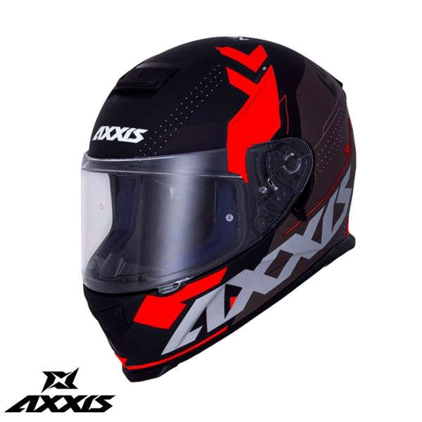 Full face helmets Axxis Full-Face Moto Helmet Sv Diagon D1 Glossy Red 24