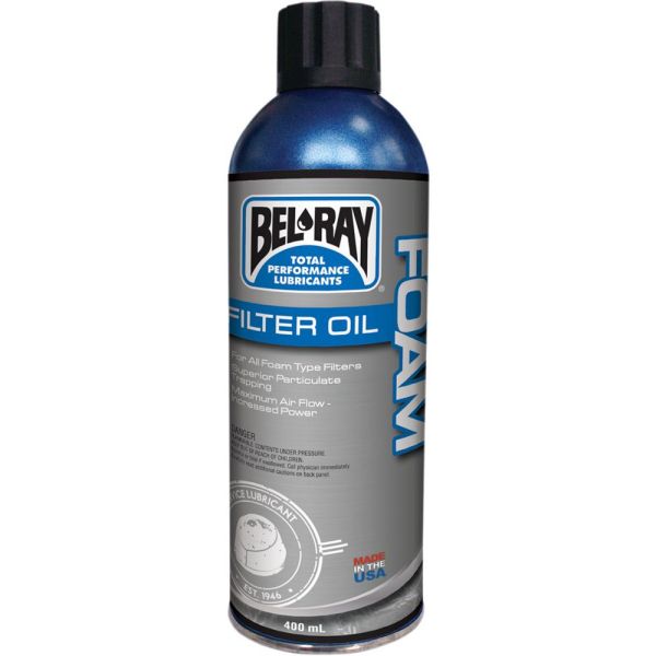 Air filter oil Bel Ray Oil Air Filter FOAM FILTER OIL  (spray 400ml) 