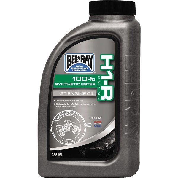  Bel Ray Engine Oil H1-R RACING 100% SYNTHETIC ESTER 2T  1 l