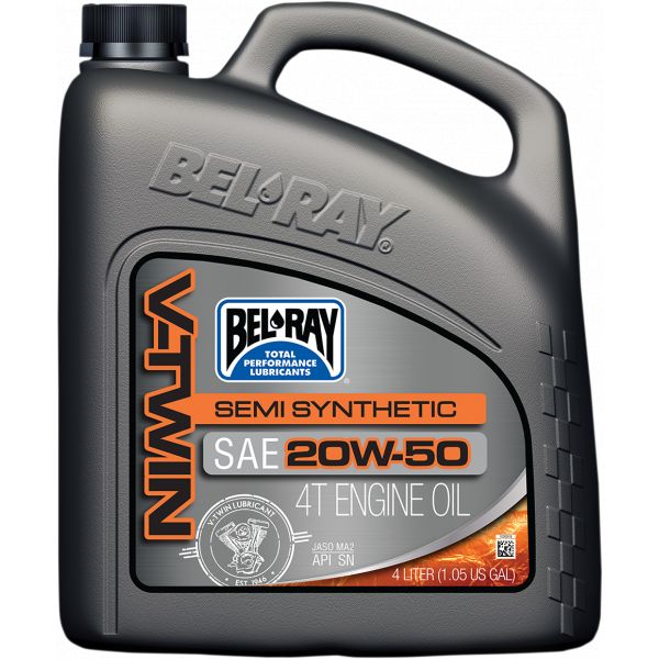 4 stokes engine oil Bel Ray Engine Oil Vtwin 20w50 4 Liter - 96910-bt4