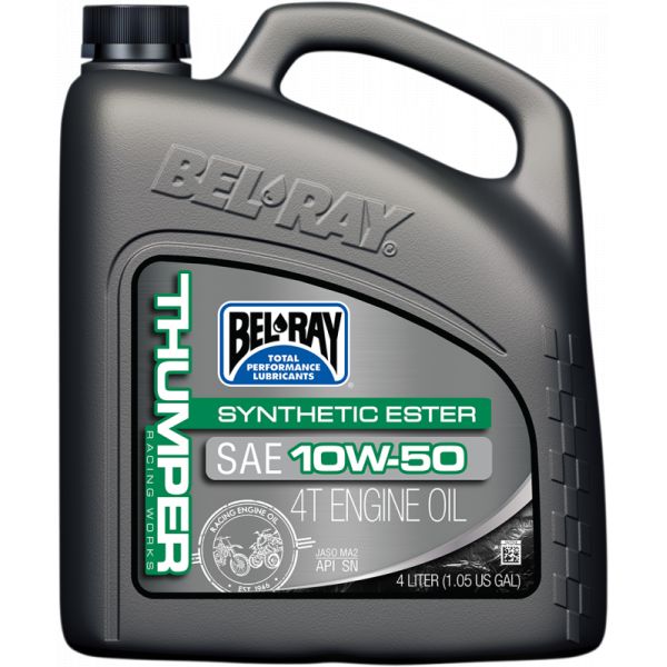  Bel Ray Ulei Motor Works Thumper Racing Synthetic Ester Blend 4T 10w50 4L 99550-B4LW