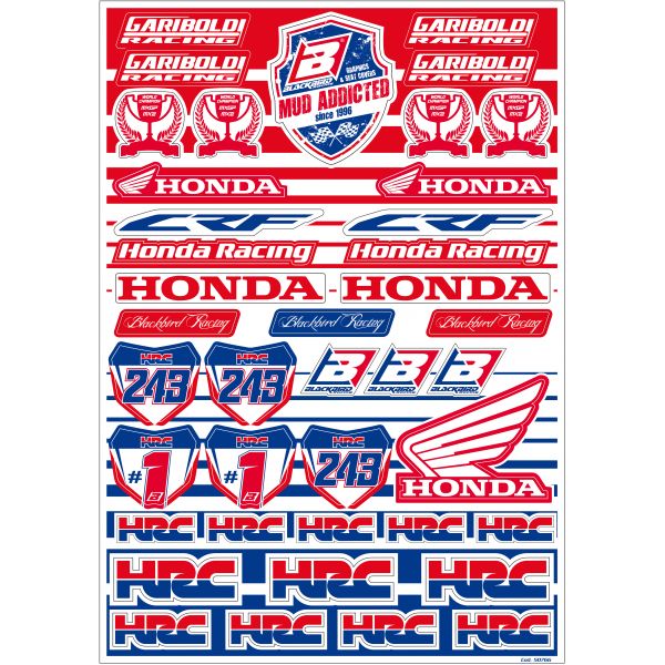 Blackbird Coala Stickere Honda Gariboldi Logo 5076g1