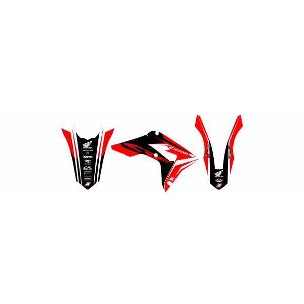 Grafice Moto Blackbird Kit Grafica Dream 4 Honda CRF450 02-04 2137n