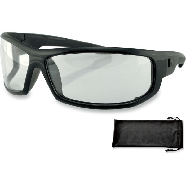 Goggles chopper Bobster Axl Street Sunglasses Black Lenses Clear Eaxl001c