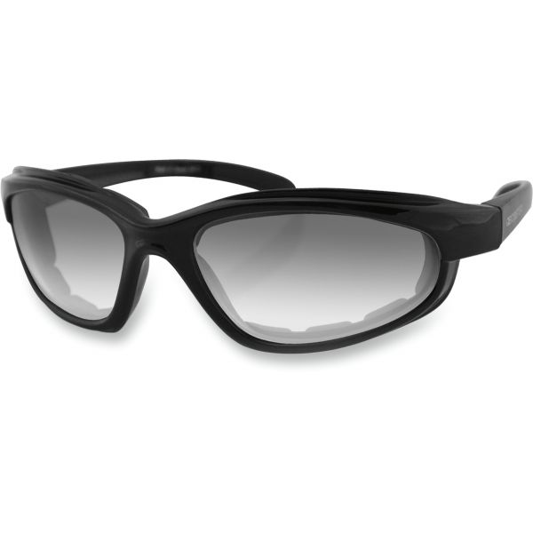  Bobster Fat Boy Adventure Sunglasses Black Photochromic Lenses Clear Efb001
