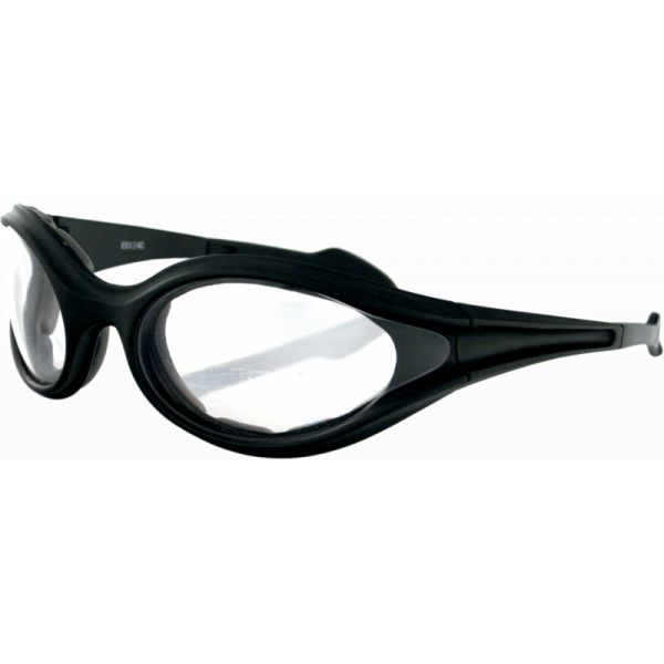  Bobster Foamerz Adventure Sunglasses Black Lenses Clear Es114c