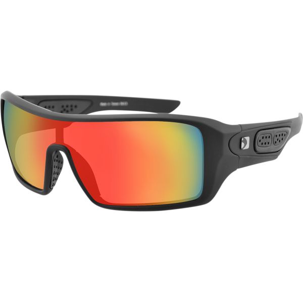  Bobster Paragon Street Sunglasses Black Lenses Mirrored Crimson Smoke Epar001