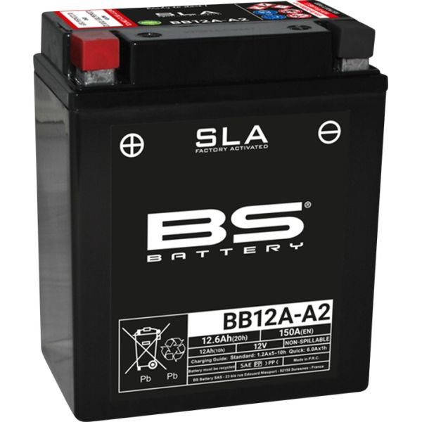  BS BATTERY Battery Bb12a-a2 SLA 300881