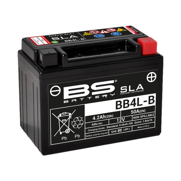  BS BATTERY Battery Bb4l-b SLA 12v 50A 300665