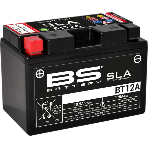 Acumulatori Fara Intretinere BS BATTERY Baterie Moto Bt12a SLA 12v 175A 300679